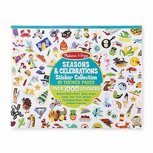חוברת מדבקות עונות MELISSA & DOUG חוברת מדבקות עונות MELISSA & DOUG