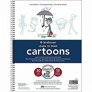 בלוק לימוד ציור CARTOONS- STRATHMOR דמויות מצוירות- 22.5*30 ס"מ 40 דפים בלוק לימוד ציור CARTOONS- STRATHMOR דמויות מצוירות- 22.5*30 ס"מ 40 דפים