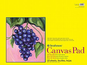 בלוק קנווס 100% כותנה 10 דפים - 30.5X40.6 -Strathmore Canvas ס"מ בלוק קנווס 100% כותנה 10 דפים - 30.5X40.6 -Strathmore Canvas ס"מ