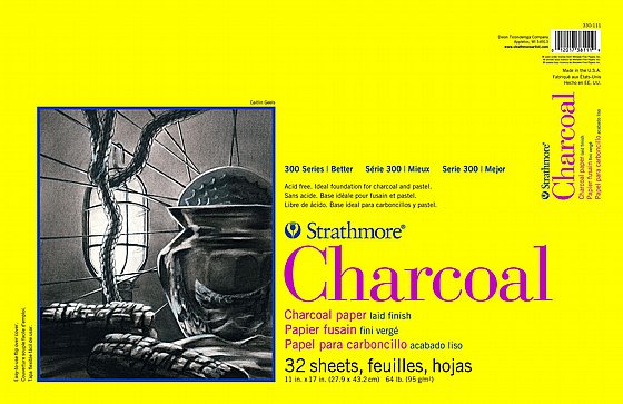 ���� ���� ���� - 95 ��� 32 ���� 27.9X43.2 �"� Strathmore Charcoal