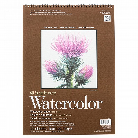 ���� ���� ��� STRATHMORE 400 ������ 300 �� 38.1*27.9 �"� 12 ����
