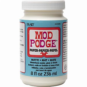 לכה/דבק רב־תכליתי Mod Podge Paper בגימור מט נטול חומצה 236 מ"ל לכה/דבק רב־תכליתי Mod Podge Paper בגימור מט נטול חומצה 236 מ"ל