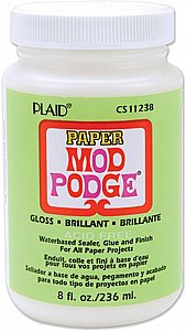 לכה/דבק רב־תכליתי Mod Podge Paper בגימור מבריק נטול חומצה 236 מ"ל לכה/דבק רב־תכליתי Mod Podge Paper בגימור מבריק נטול חומצה 236 מ"ל