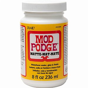 לכה/דבק רב־תכליתי Mod Podge בגימור מט 236 מ"ל לכה/דבק רב־תכליתי Mod Podge בגימור מט 236 מ"ל