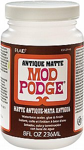 לכה/דבק רב־תכליתי Mod Podge בגימור עתיק 236 מ"ל לכה/דבק רב־תכליתי Mod Podge בגימור עתיק 236 מ"ל