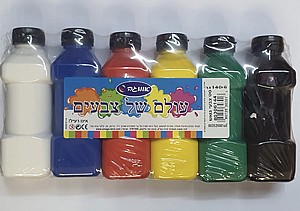 סט צבעי גואש רגיל 140X6 גר' סט צבעי גואש רגיל 140X6 גר'