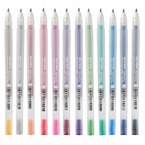 �� 12 ��� �� ����� - Sakura Gelly Roll Metallic Set