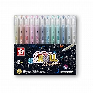 סט ג'ל רול סקורה STARDUST נצנצים סט ג'ל רול סקורה STARDUST נצנצים