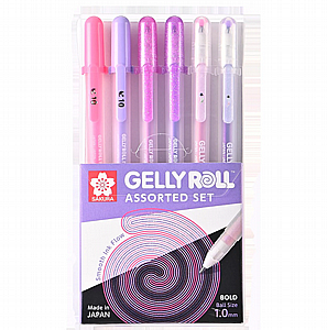 סט 6 עטי ג'ל - Sakura Gelly Roll Assorted Set סט 6 עטי ג'ל - Sakura Gelly Roll Assorted Set
