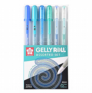 �� 6 ��� �'� ���� ����� - Sakura Gelly Roll Assorted Set