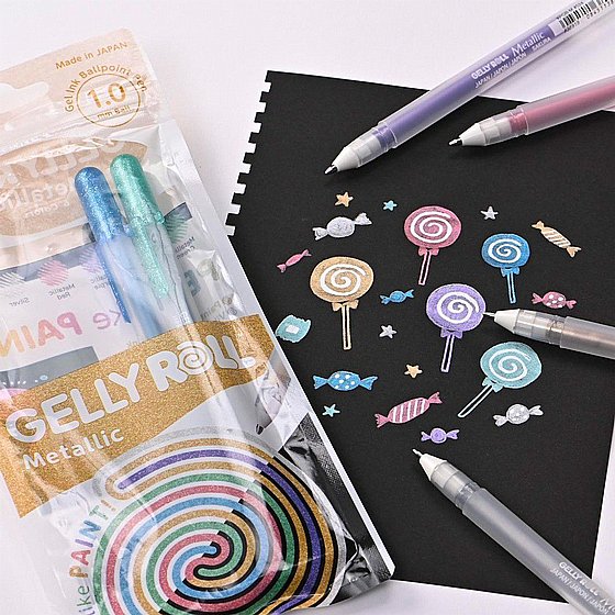 �� 6 ��� �� ����� - Sakura Gelly Roll Metallic Set