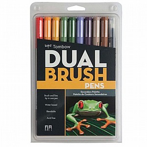 סט 10 יח טוש דו צדדי SECONDARY PALETTE TOMBOW סט 10 יח טוש דו צדדי SECONDARY PALETTE TOMBOW