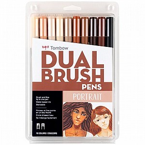 סט 10 יח טוש דו צדדי PORTRAIT TOMBOW סט 10 יח טוש דו צדדי PORTRAIT TOMBOW