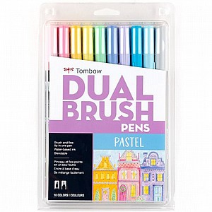 סט 10 יח טוש דו צדדי PASTEL TOMBOW סט 10 יח טוש דו צדדי PASTEL TOMBOW
