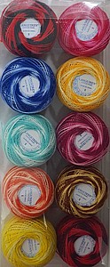 סט חוטי רקמה מעבר צבעים 1/10 קופסת PVC סט חוטי רקמה מעבר צבעים 1/10 קופסת PVC