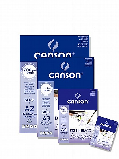 ���� ����� A5 ���� ���� -200 �� 50 ��/ CANSON IMAGINE MIX MEDIA