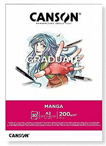 כנסון GRADUATE בלוק A4 מנגה 200 גרם 30 דף כנסון GRADUATE בלוק A4 מנגה 200 גרם 30 דף