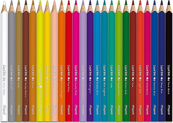 24 ������� �������� ���� ������ Maped My First Color�Peps