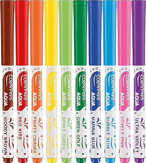 �� 10 ����� ������ + ����� �� ���� ��� Maped Colour�Peps Aqua