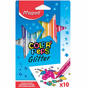 �� 10 ���� ����� ������ ����� Maped Glitter Markers
