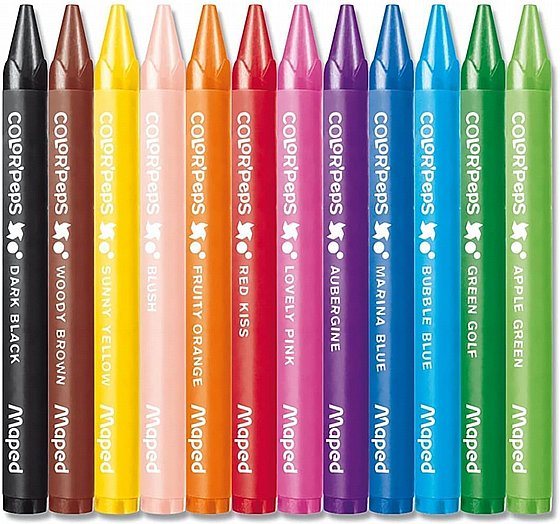 12 ���� ����� ���������� ������ ���� Maped Color�Peps Wax