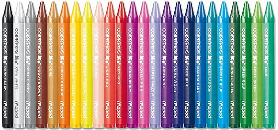 24 ���� ����� ���������� ������ ���� Maped Color�Peps Wax