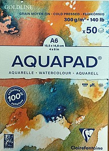 בלוק ציור גולדליין לצבע מים AQUAPAD בלוק ציור גולדליין לצבע מים AQUAPAD