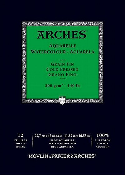 ���� ���� ARCHES AQUARELLE ����� ��� 42*29.7 �"� 300 ��� ����� ��� 12 ����