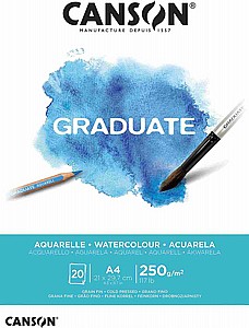 כנסון בלוק GRADUATE אקוורל 20 דפים 250 גרם A4 כנסון בלוק GRADUATE אקוורל 20 דפים 250 גרם A4