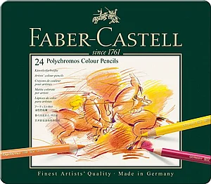 ���� ���� - �� 24 ������� �������� �������� Faber-Castell Polychromos 