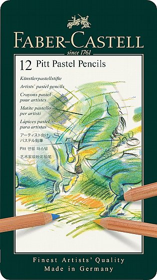 ���� ���� - �� 12 ������� ���� �������� Faber-Castell Pitt Pastel