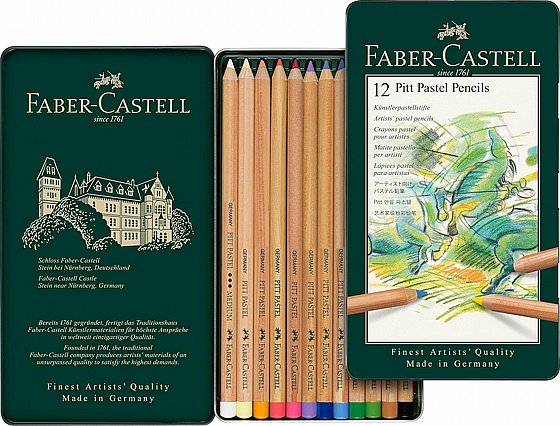 ���� ���� - �� 12 ������� ���� �������� Faber-Castell Pitt Pastel