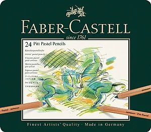 פאבר קסטל - סט 24 עפרונות פסטל מקצועיים Faber-Castell Pitt Pastel פאבר קסטל - סט 24 עפרונות פסטל מקצועיים Faber-Castell Pitt Pastel
