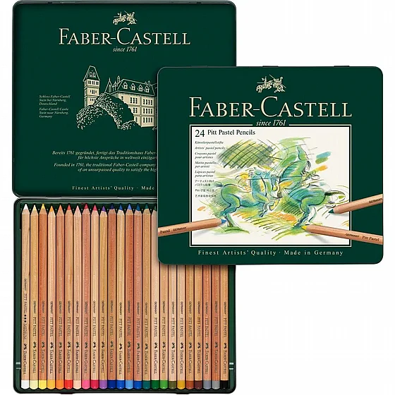 ���� ���� - �� 24 ������� ���� �������� Faber-Castell Pitt Pastel