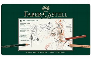 ���� ���� - �� ����� �������� ������ 33 ����� Faber-Castell Pitt Monochrome
