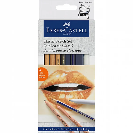 ���� ���� - �� 6 ������� ����� Faber-Castell Sketching