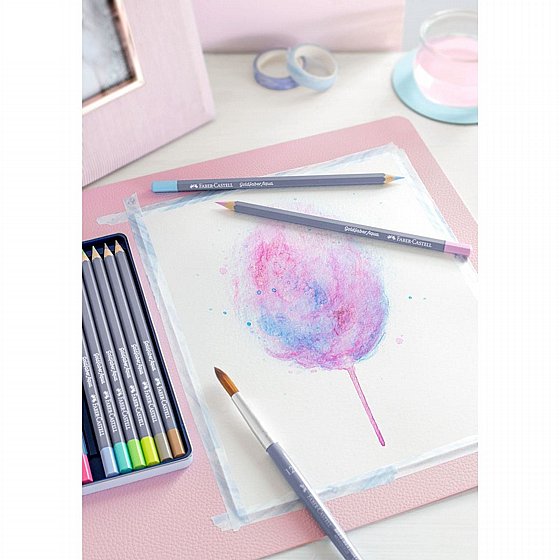 ���� ���� � �� 12 ������� ������ ���� Faber-Castell Goldfaber Aqua Watercolor Pastel