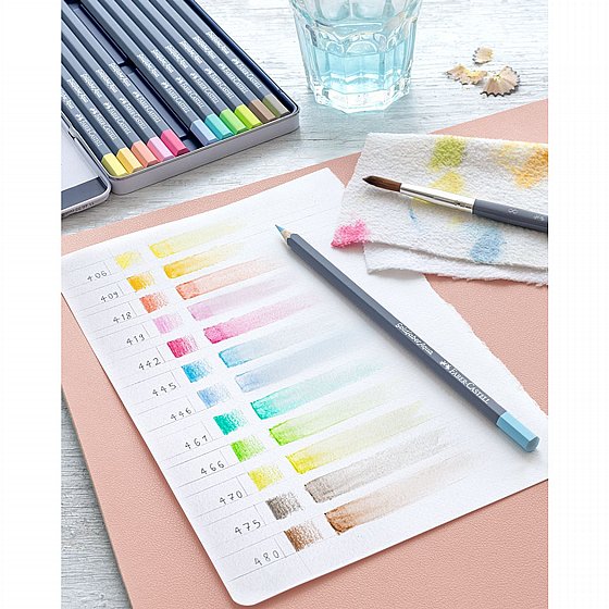 ���� ���� � �� 12 ������� ������ ���� Faber-Castell Goldfaber Aqua Watercolor Pastel
