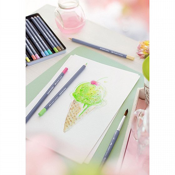 ���� ���� � �� 12 ������� ������ ���� Faber-Castell Goldfaber Aqua Watercolor Pastel
