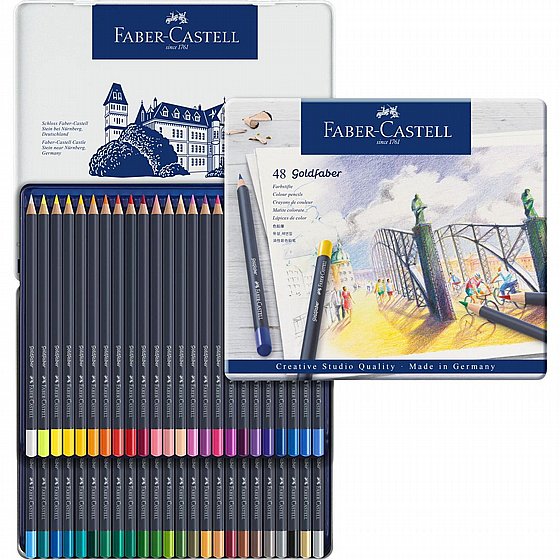 �� 48 �� ������� �������� GOLDFABER ���� ���� ���� ���� FABER CASTELL