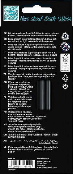 ���� ���� - �� 12 ������� ��� ������ ��� Faber-Castell Black Edition Skin Tones