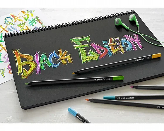���� ���� - �� 24 ������� �������� ������ ����� Faber-Castell Black Edition