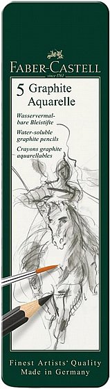���� ���� - �� 5 ������� ����� ������ Faber-Castell 9000 Graphit Aquarelle