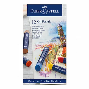 פאבר קסטל - סט 12 פסטל שמן Faber-Castell Oil Pastels פאבר קסטל - סט 12 פסטל שמן Faber-Castell Oil Pastels
