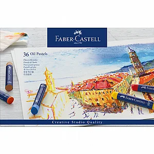 פאבר קסטל - סט 36 פסטל שמן Faber-Castell Oil Pastels פאבר קסטל - סט 36 פסטל שמן Faber-Castell Oil Pastels
