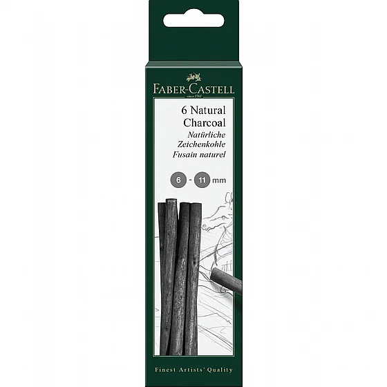 ���� ���� - �� 6 ����� ��� ���� 6-11 �"� Faber-Castell Natural Pitt