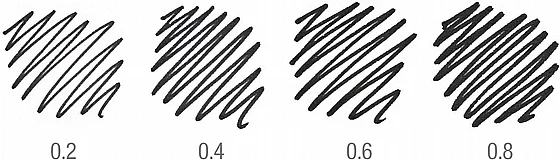 ���� ���� - �� 4 �������� Faber-Castell Ecco Pigment Fineliner