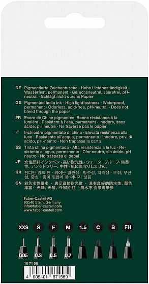 ���� ���� - �� 8 ��� ����� ���� ����� ���� (199) Faber-Castell Pitt Artist Pen