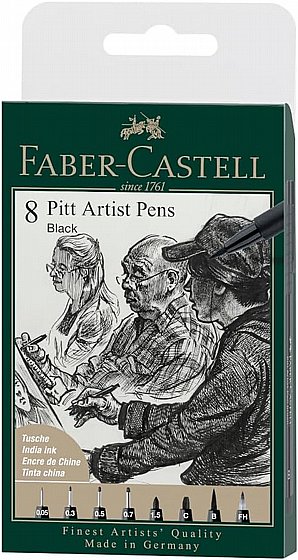 ���� ���� - �� 8 ��� ����� ���� ����� ���� (199) Faber-Castell Pitt Artist Pen