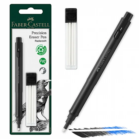 ���� ���� - �� ��� ������ + ����� Faber-Castell Precision Eraser Pen
